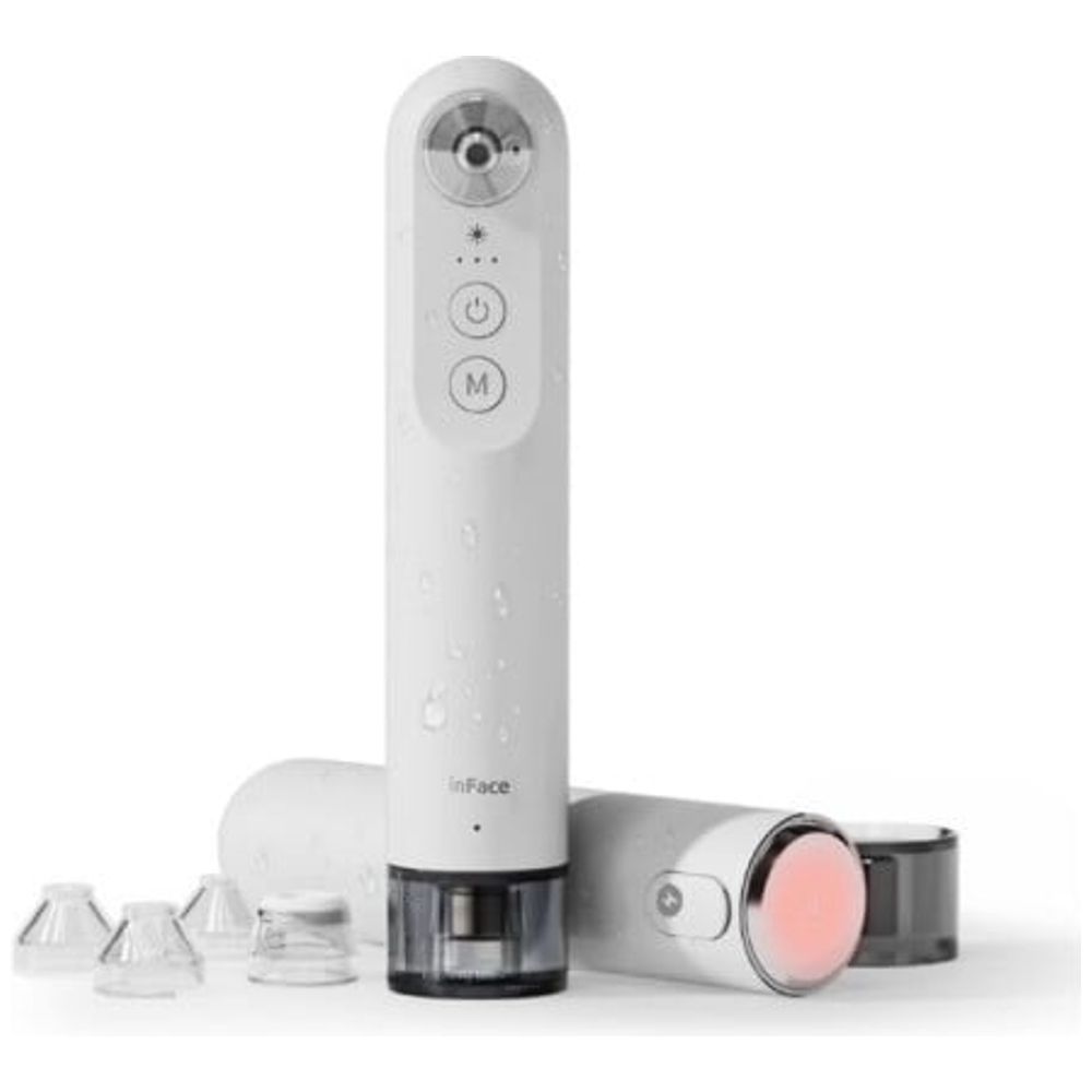 InFace Visual Blackhead Remover - Face Cleansing Device - White