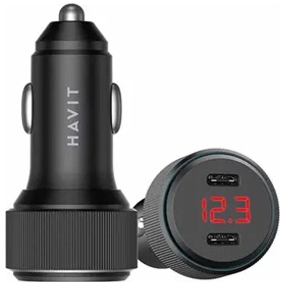 Havit Havit CC2014 - Car Charger - 60 W - Black 60 W – 13,750 IQD Iraq