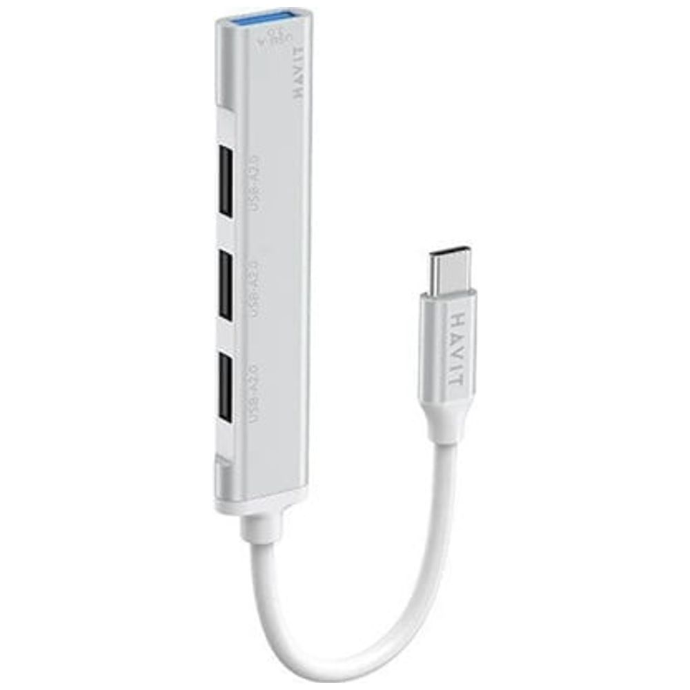 Havit Havit HB41 - USB-C Hub - 4Port - Silver 4Port – 9,250 IQD Iraq