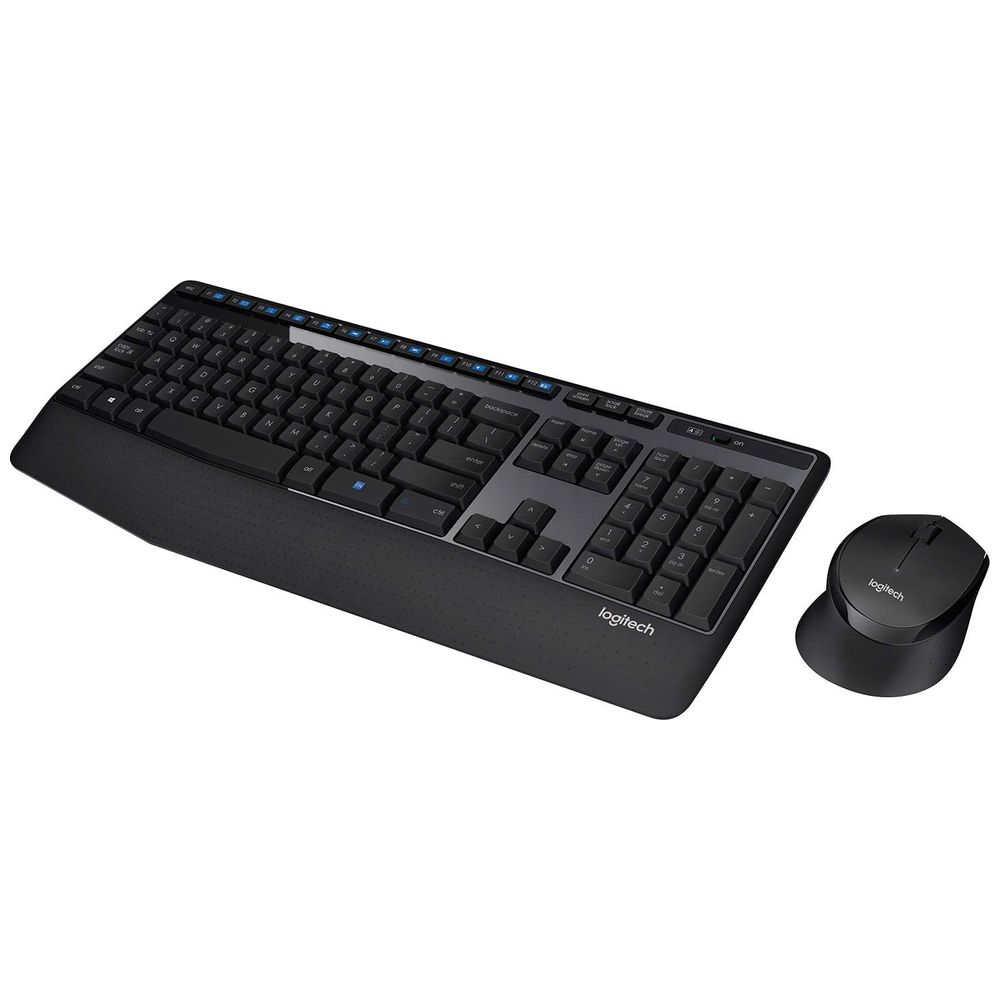 Logitech Logitech MK345 Wireless Keyboard and Mouse Combo - Up to 10m Wireless Range - Black 10m