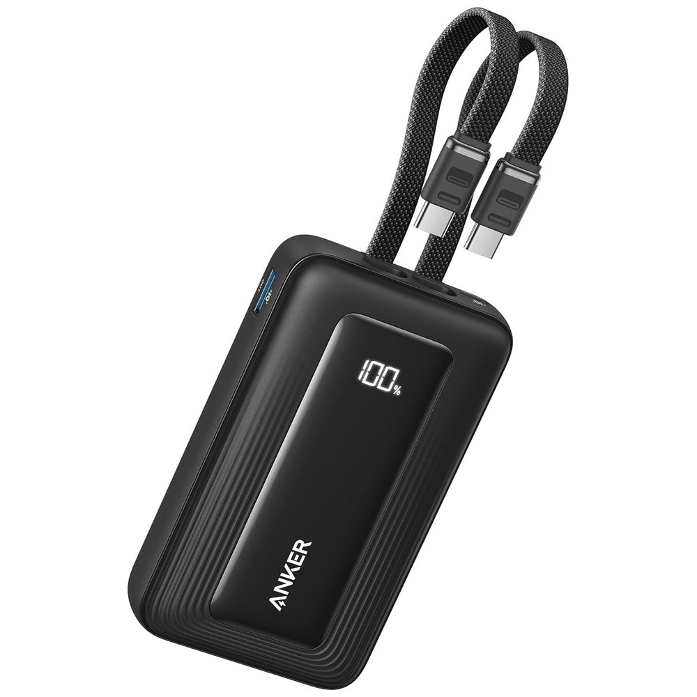 Anker Anker Zolo Power Bank - 10000mAh Capacity - 30W Fast Charging - Compact Design - Black 10000mAh – 49,000 IQD Iraq