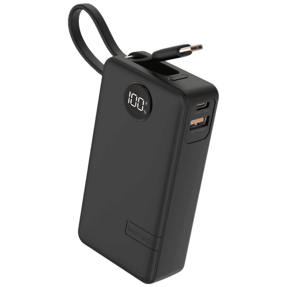 Moxedo Porta Go+ -  Power Bank -  10000mAh - 20W - Black 10000mAh – 40,000 IQD Iraq