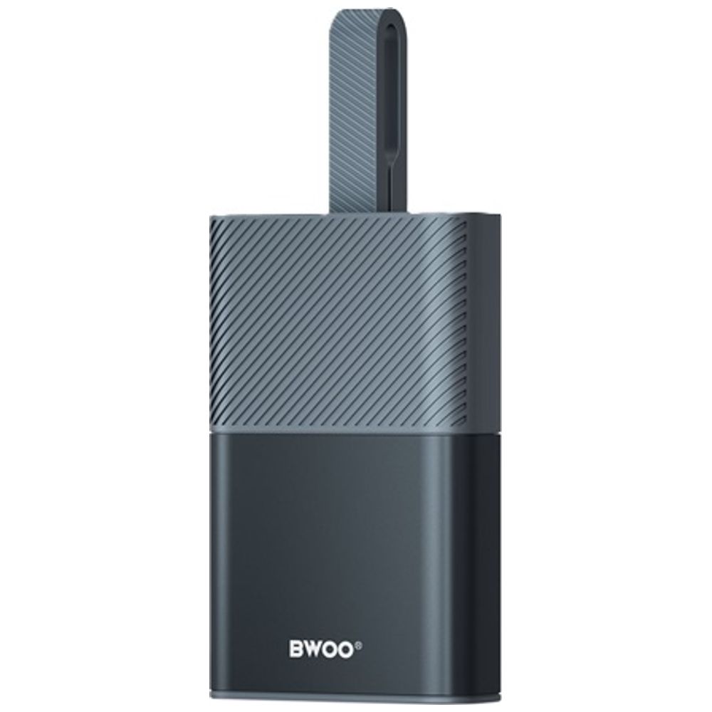BWOO - Power bank - 10000mAh - Fast Charging 30W - Gray 10000mAh – 35,000 IQD Iraq