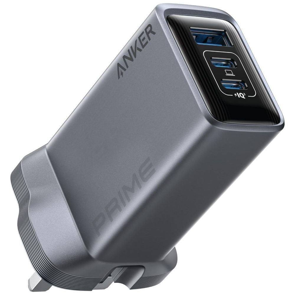 Anker Anker - Wall Charger - 100W - 3 Ports - Silver 100W, 3 Ports – 90,000 IQD Iraq