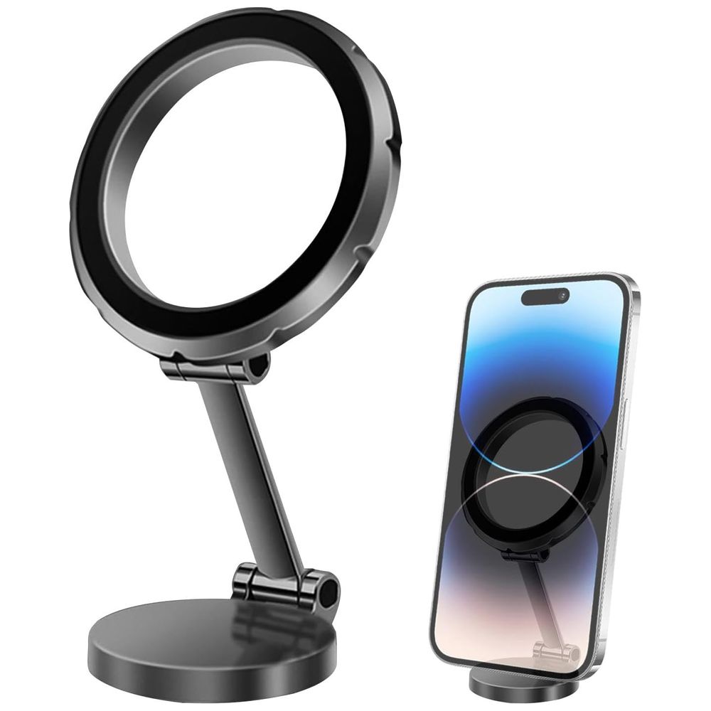 Gulfy H860 Magnetic Phone Holder - 1080 Degree Rotating Arm - Strong Magnet - Black – 10,000 IQD Iraq