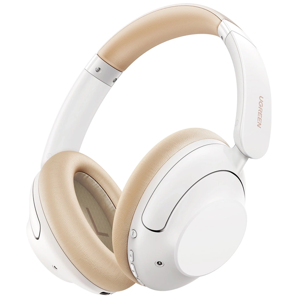 Ugreen HiTune Max 5 - Bluetooth Headphone Over Ear - Up To 90 hours - Noise cancellation - White 90 hours – 65,000 IQD Iraq