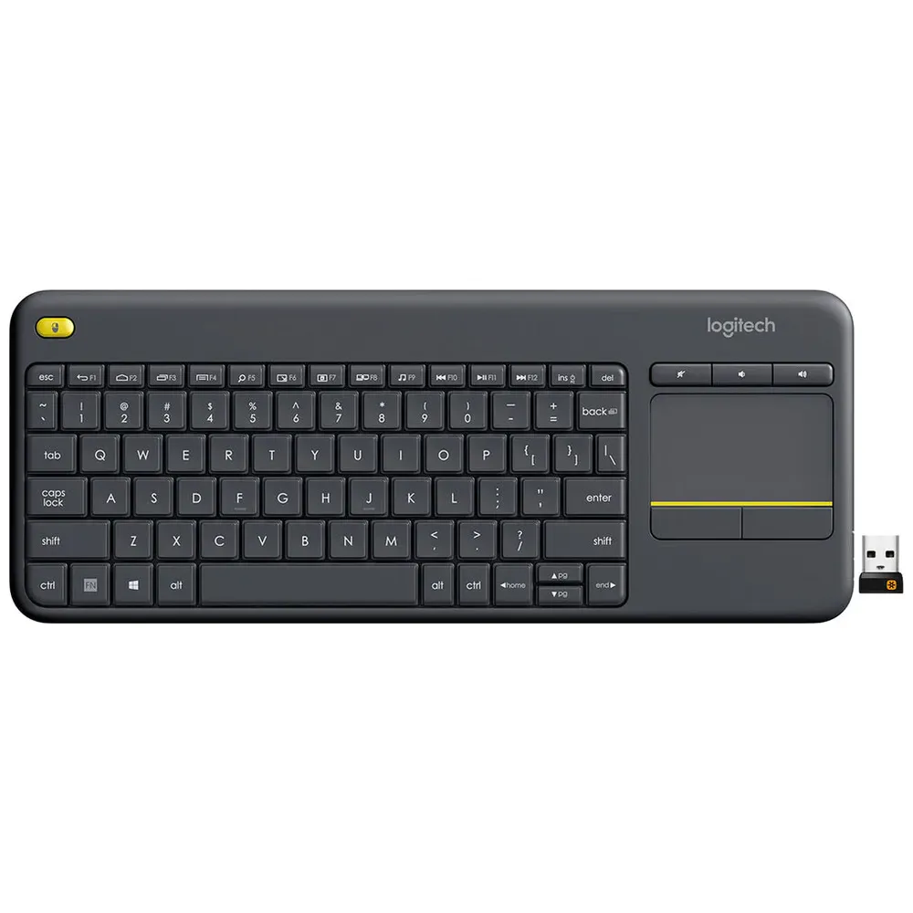 Logitech Logitech K400 Plus Wireless Touch Keyboard - Black