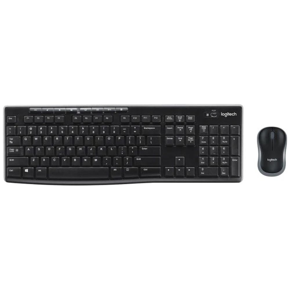 Logitech Logitech MK270 - Wireless Keyboard & Mouse - Black