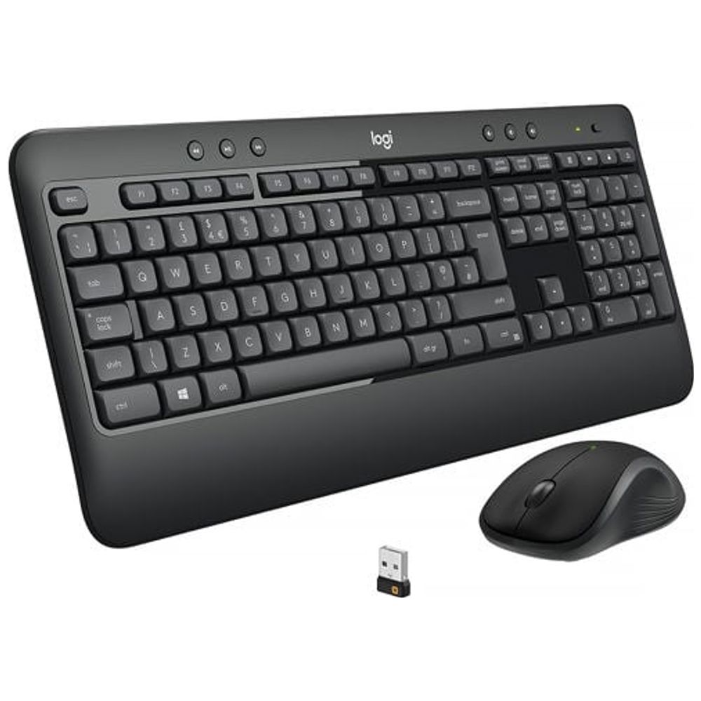 Logitech Logitech MK540 Advanced Wireless Keyboard and Mouse Set - Up to 10m Wireless Range - Black – 95,000 IQD Iraq