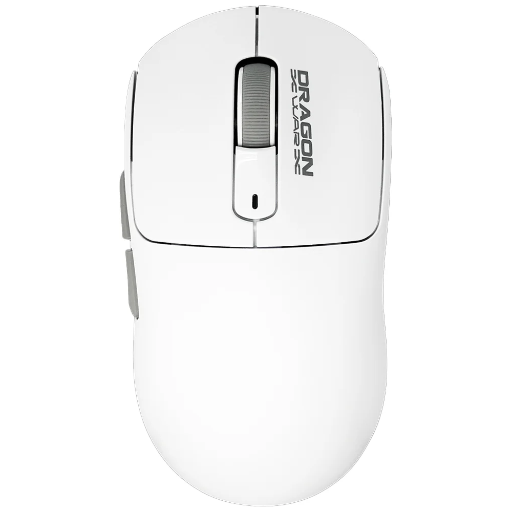 Dragon War Dragon War G28 Gaming Mouse - 3-Mode Connection - 26000 DPI - Original 3395 Sensor - 8 Buttons - White 26000 DPI