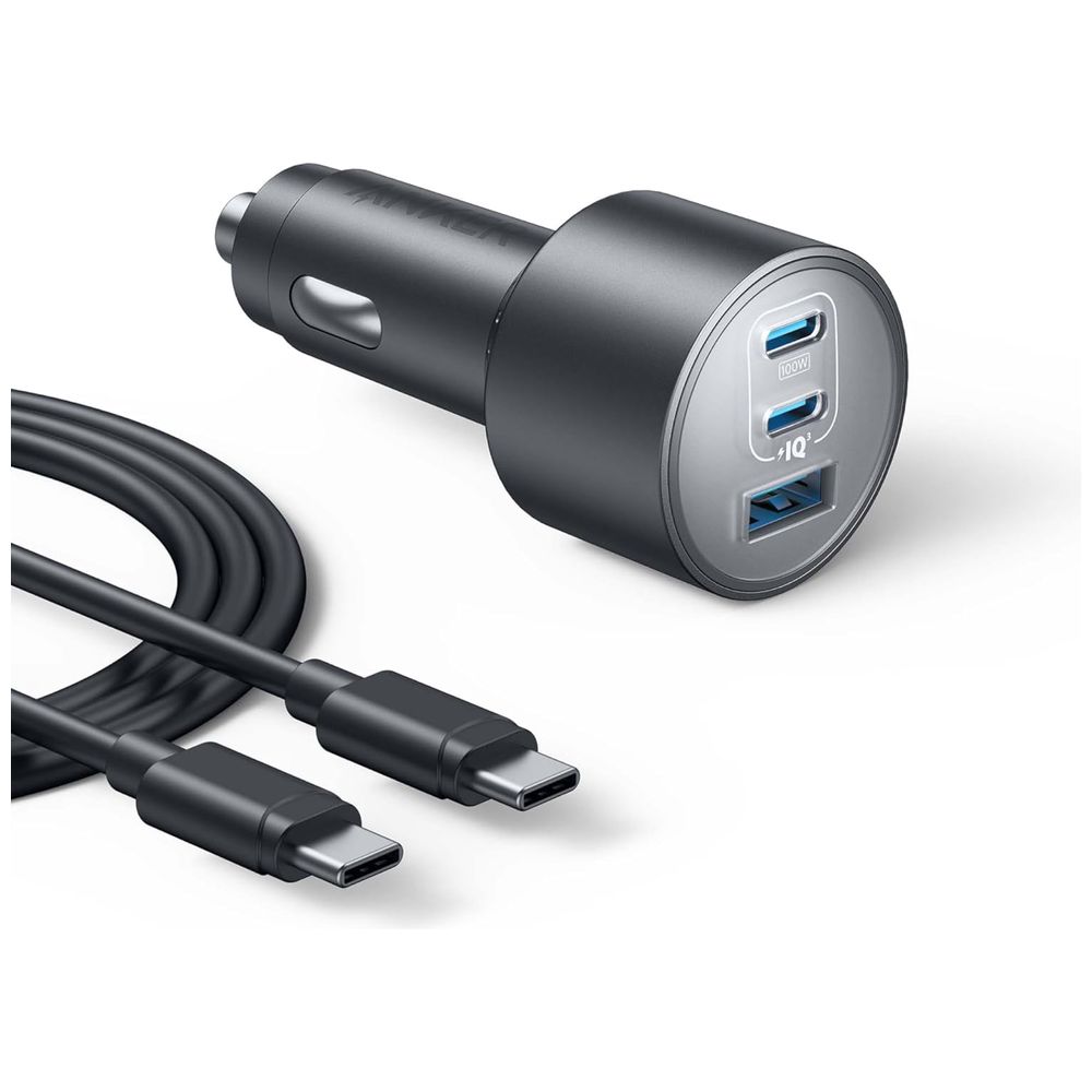 Anker Nano Car Charger - 3 Ports - Black 3 Ports – 45,000 IQD Iraq