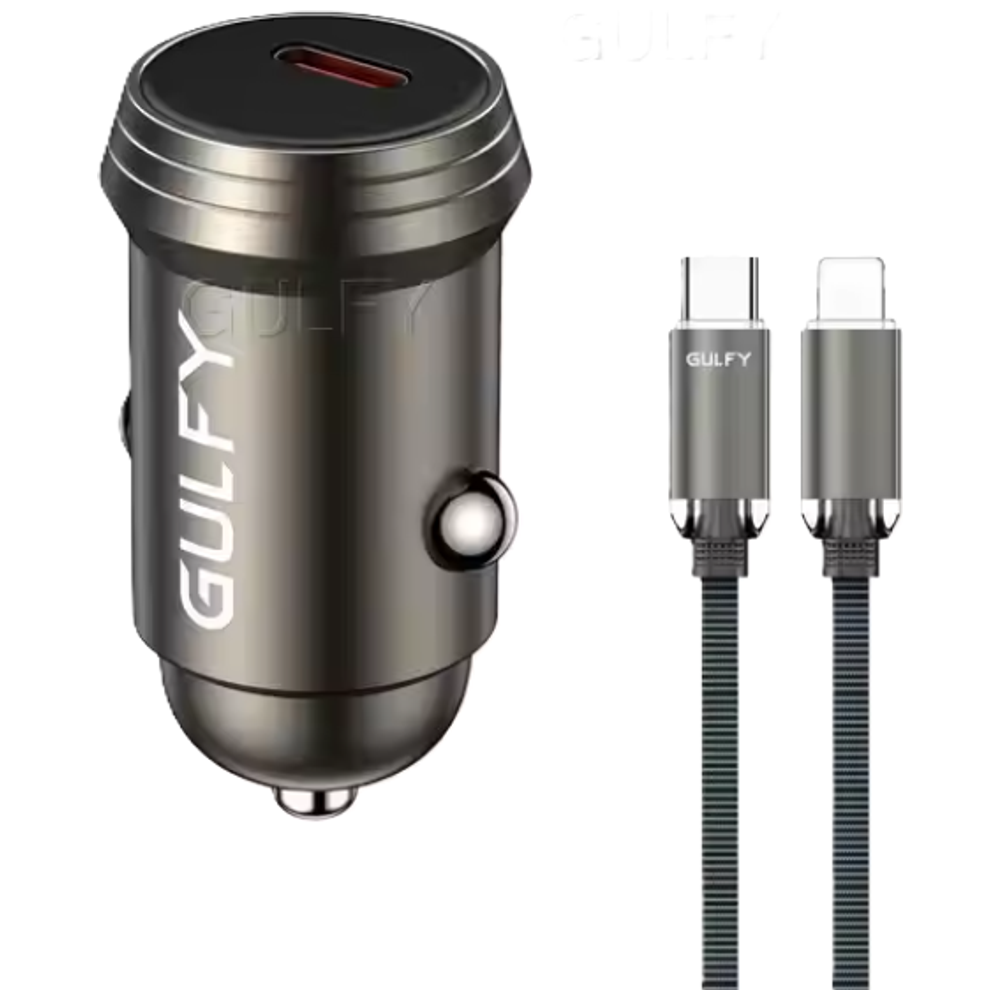 Gulfy - Car Chargers - USB-C TO Lightning - 1M - 30 W - Black 1M 30W – 15,000 IQD Iraq