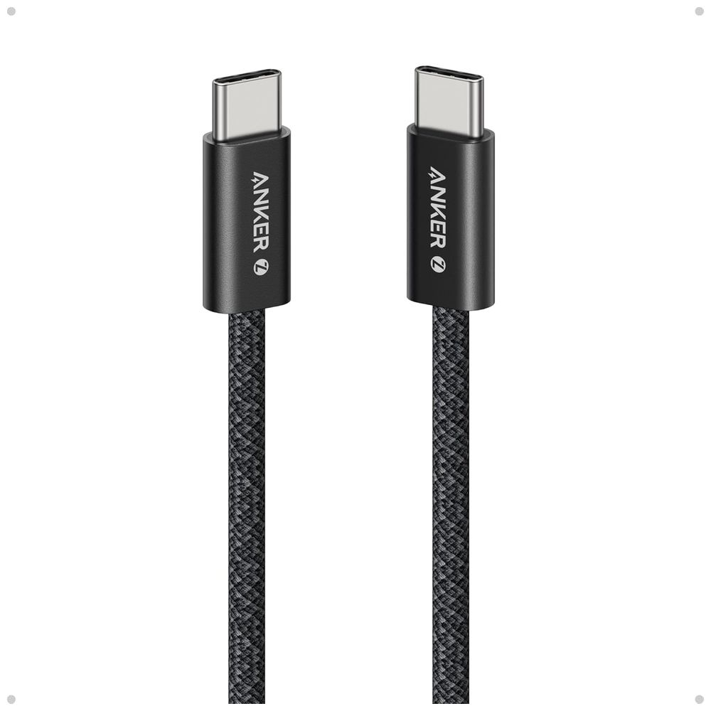 Anker Anker Zolu USB-C to USB-C Cable - 240W Fast Charging - Slim 5.8mm Connector - Black 240W – 16,000 IQD Iraq