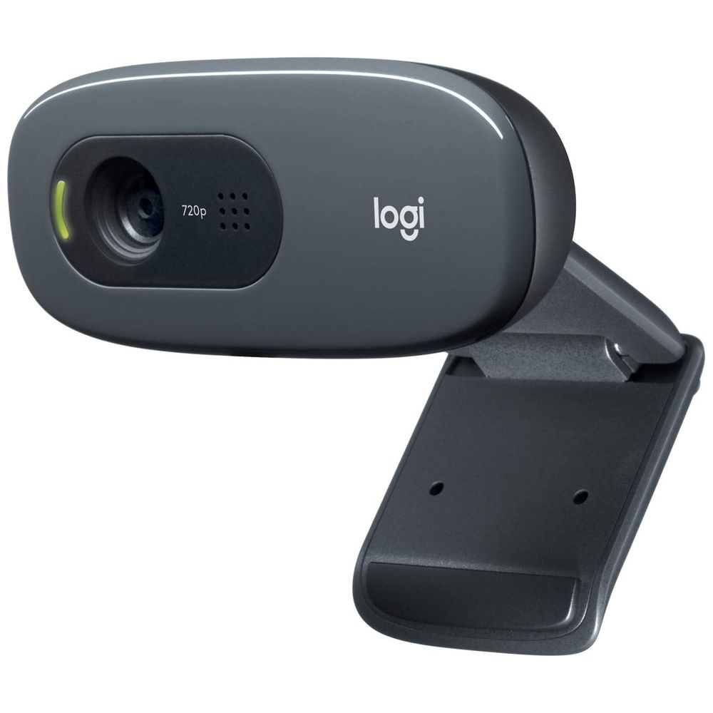 Logitech Logitech C270 HD Webcam - HD 720p Resolution - USB-A - 1.5m Cable - Black 720p