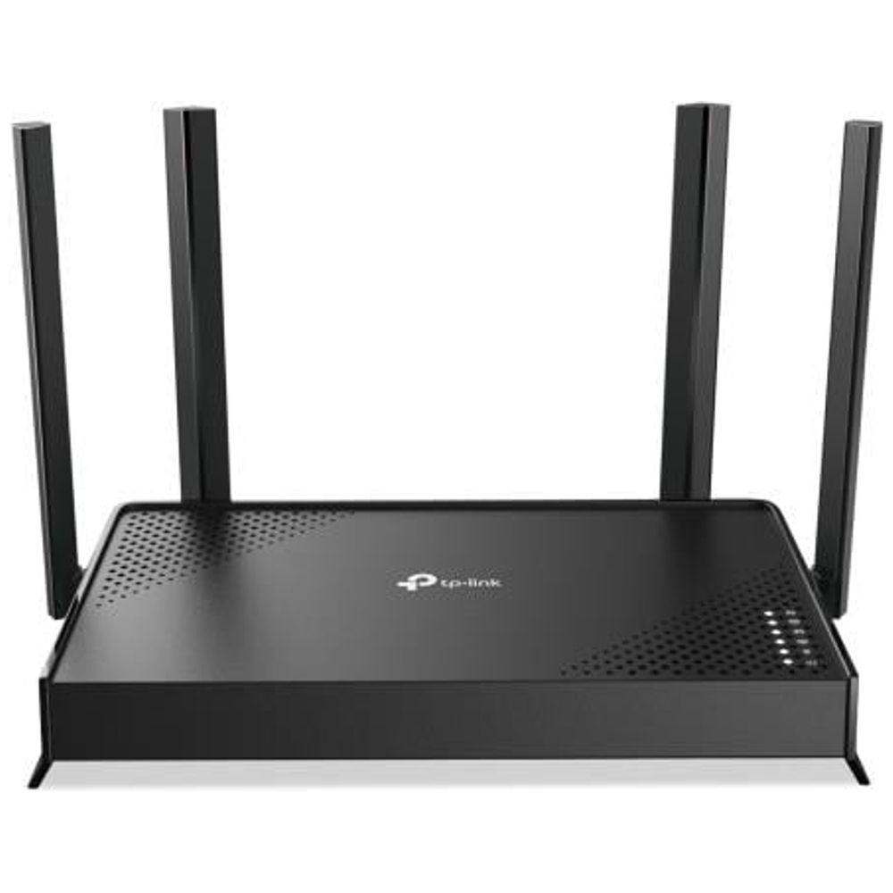 TP-LINK TP-Link Archer BE220 BE3600 Router - Dual-Band Wi-Fi 7 - 3.6 Gbps Speed ​​- Supports MLO and 4K-QAM - 4 Antennas - 1Gb WAN Port - EasyMesh Compatible - HomeShield Protection - Black 3.6 Gbps