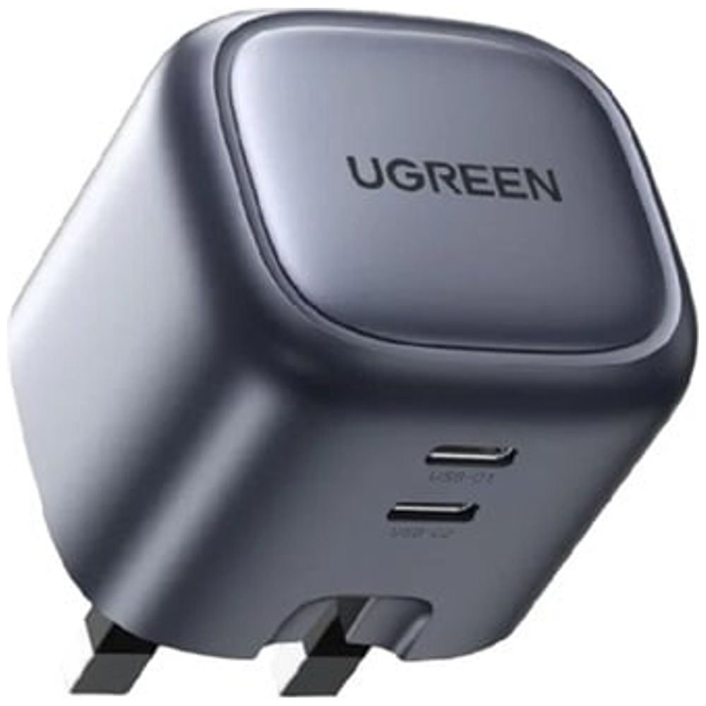 Ugreen Nexode - Wall Charger - 45W GaN Fast Charger -  2 USB-C Ports - Gray 45W, 2 USB-C – 40,750 IQD Iraq