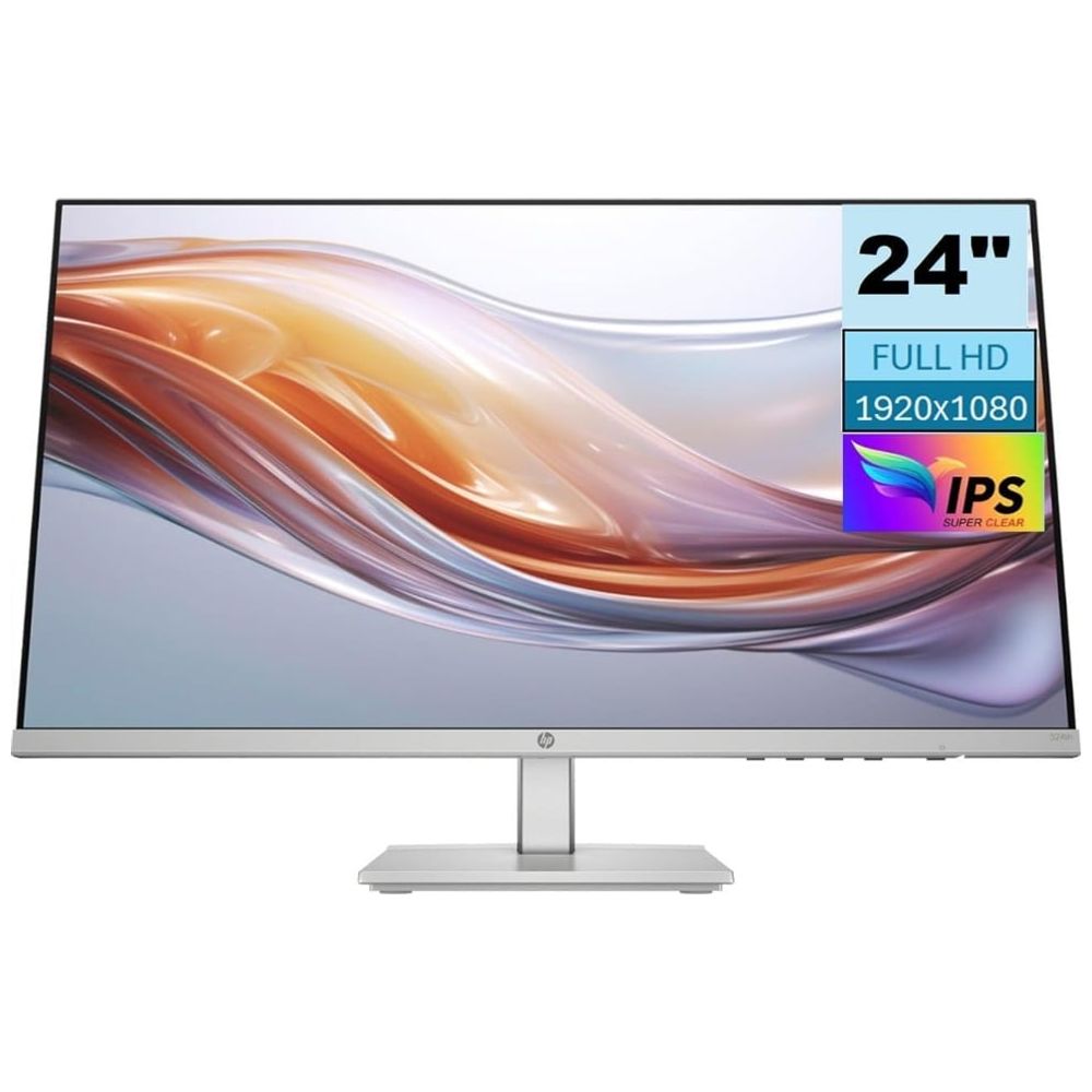HP HP Series 5 524sh Monitor - 24-inch - IPS Technology - 5ms - FHD - Silver 24-inch – 185,000 IQD Iraq