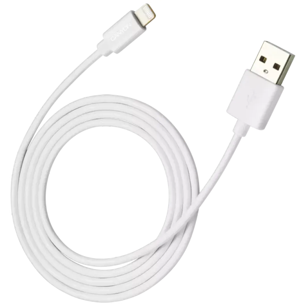 Canyon CFI-1 - USB  to IPhone Cable  - 1m - White 1m – 6,000 IQD Iraq