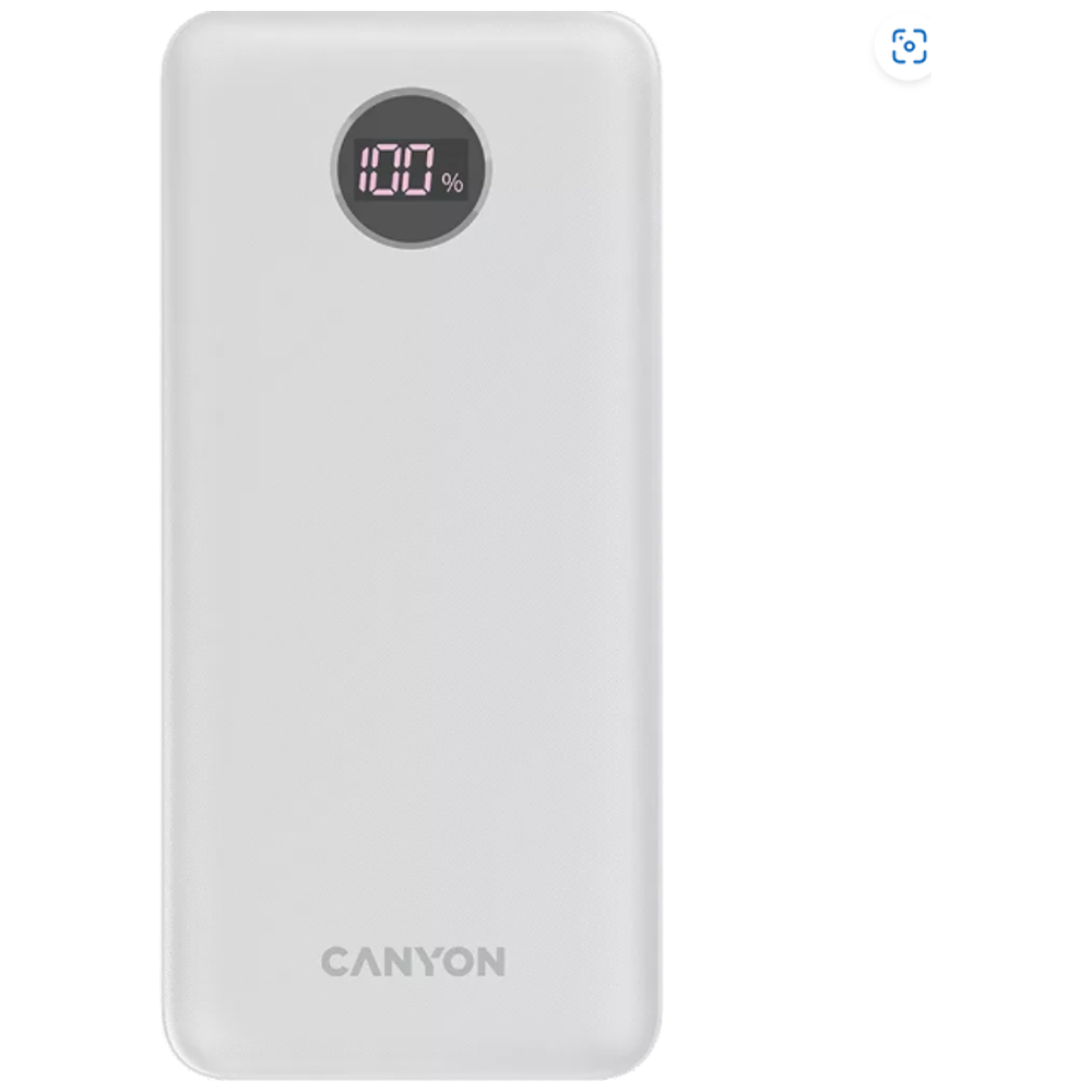 Canyon 20000mah - Power Bank - White 20000mAh – 55,000 IQD Iraq