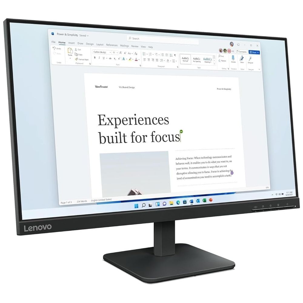 Lenovo Lenovo 24 Inch L24 4e -Series - Gaming Monitor - 100Hz - 4ms Response Time - FHD 24 Inch