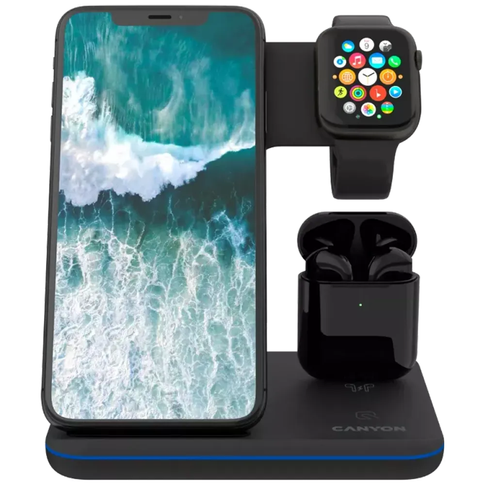 Canyon WS-302 - Wireless Charger - Black – 75,000 IQD Iraq