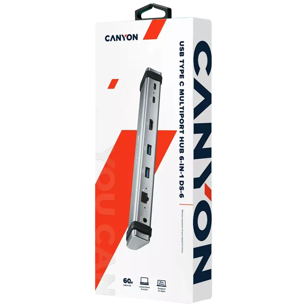 Canyon DS-6 - USB-C Hub - 6 Port – 75,000 IQD Iraq