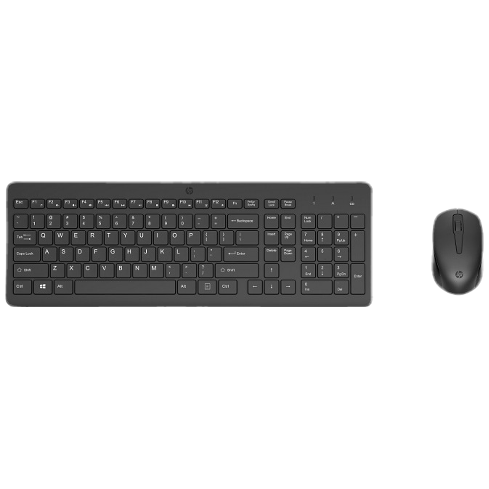 HP HP 330 - Wireless Keyboard & Mouse Combo - Up to 16 months - Black 16 months battery
