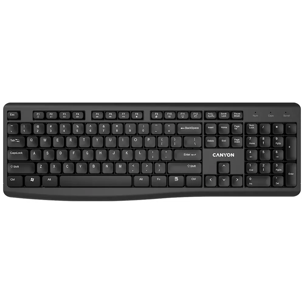 Canyon KB-W50 - Wireless Keyboard - Black – 30,000 IQD Iraq