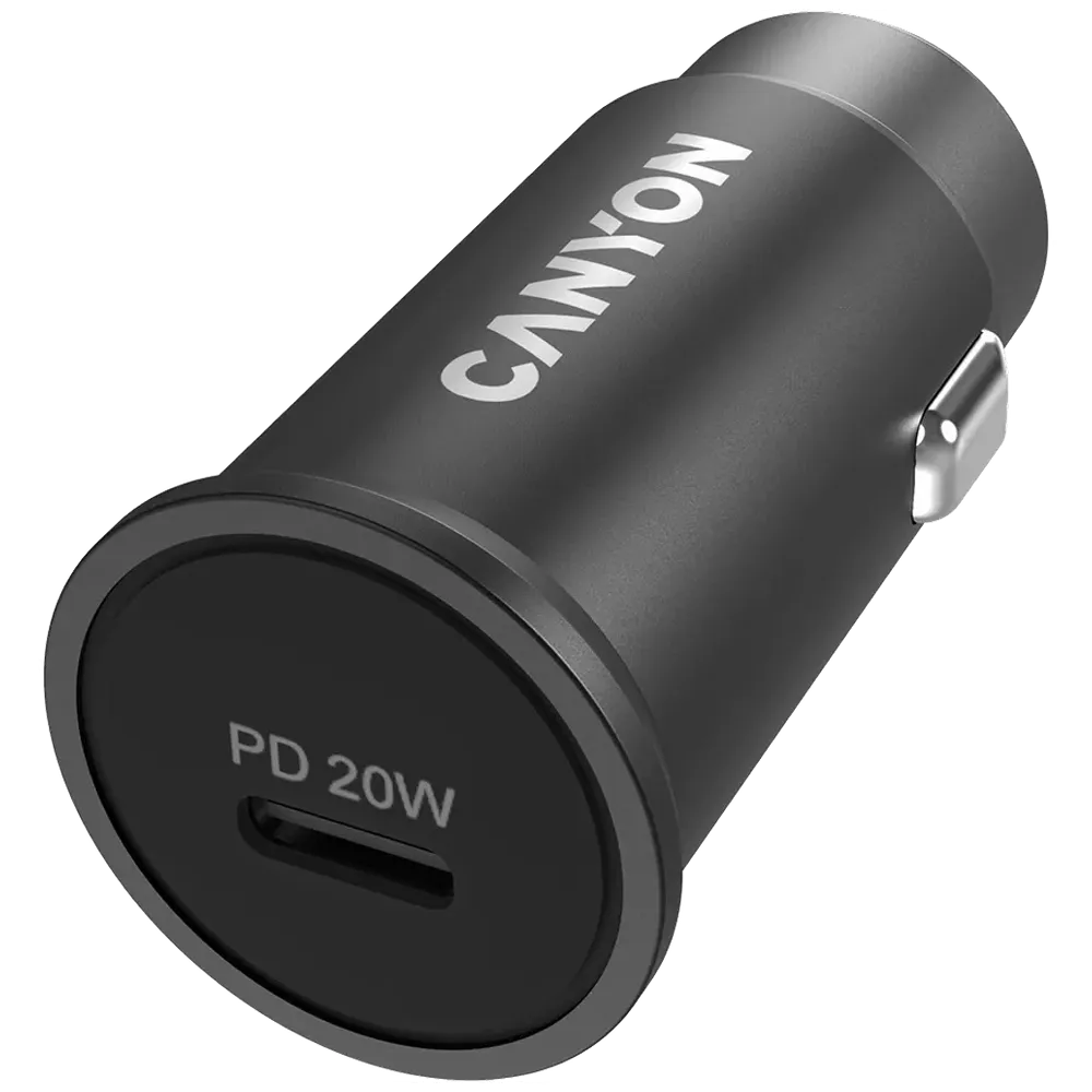 Canyon C-20 - Car Charger - 20W - Black – 15,000 IQD Iraq