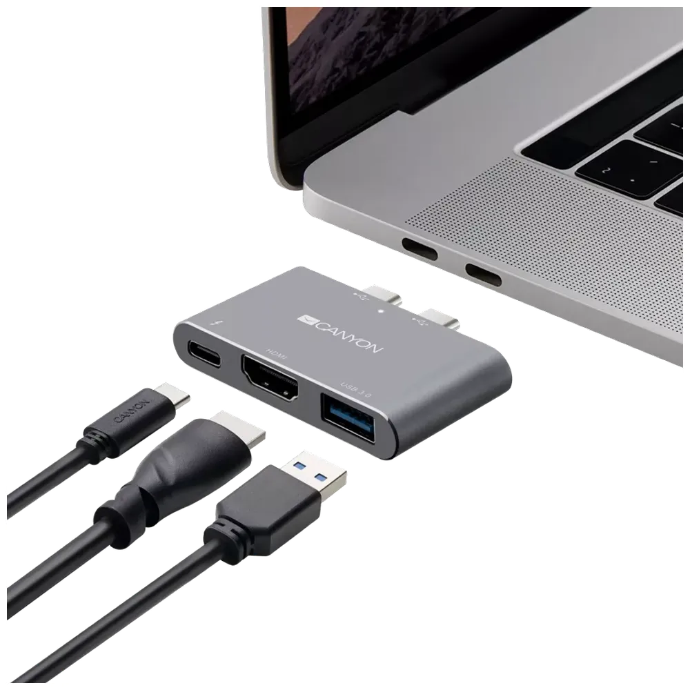 Canyon DS-1 - USB-C Hub - 3 Port – 45,000 IQD Iraq
