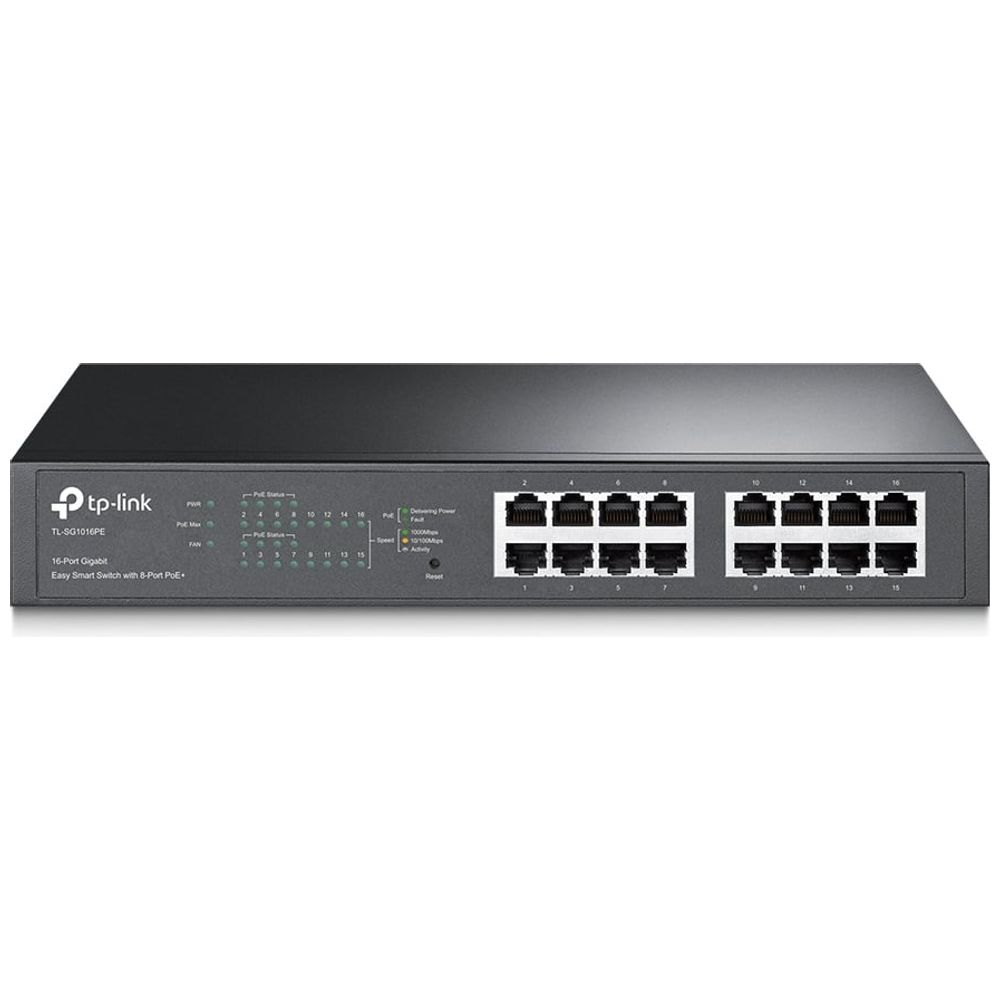 TP-LINK TP-LINK TL-SG1016PE -  Hub - 16 Ports 16 Ports – 198,000 IQD Iraq