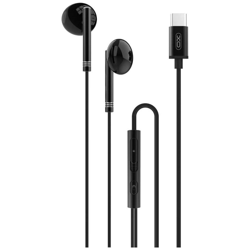 XO XO EP29 - Wired Headphone In Ear - USB-C - 1.2 m - Black 1.2m