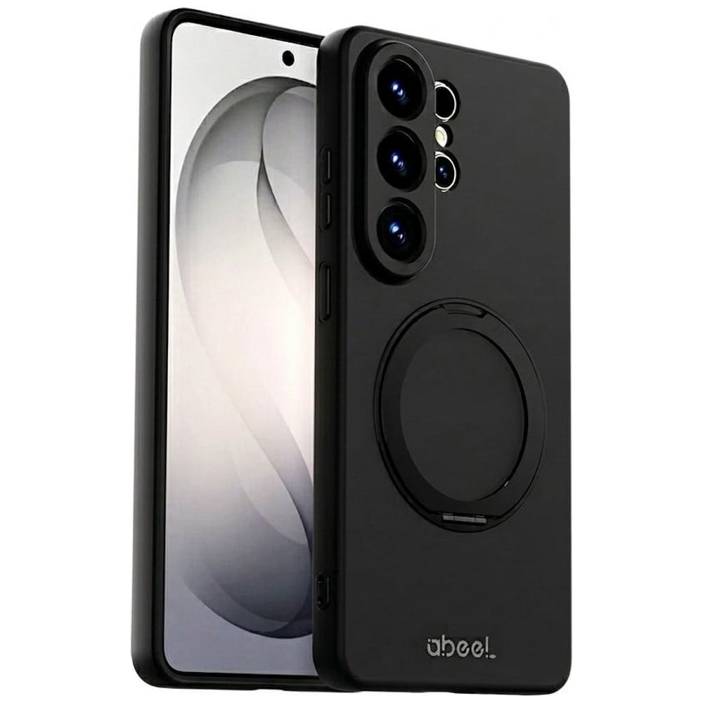 Fashion Case Abeel Magnetic Silicone Case for Samsung Galaxy S26 Ultra - Black