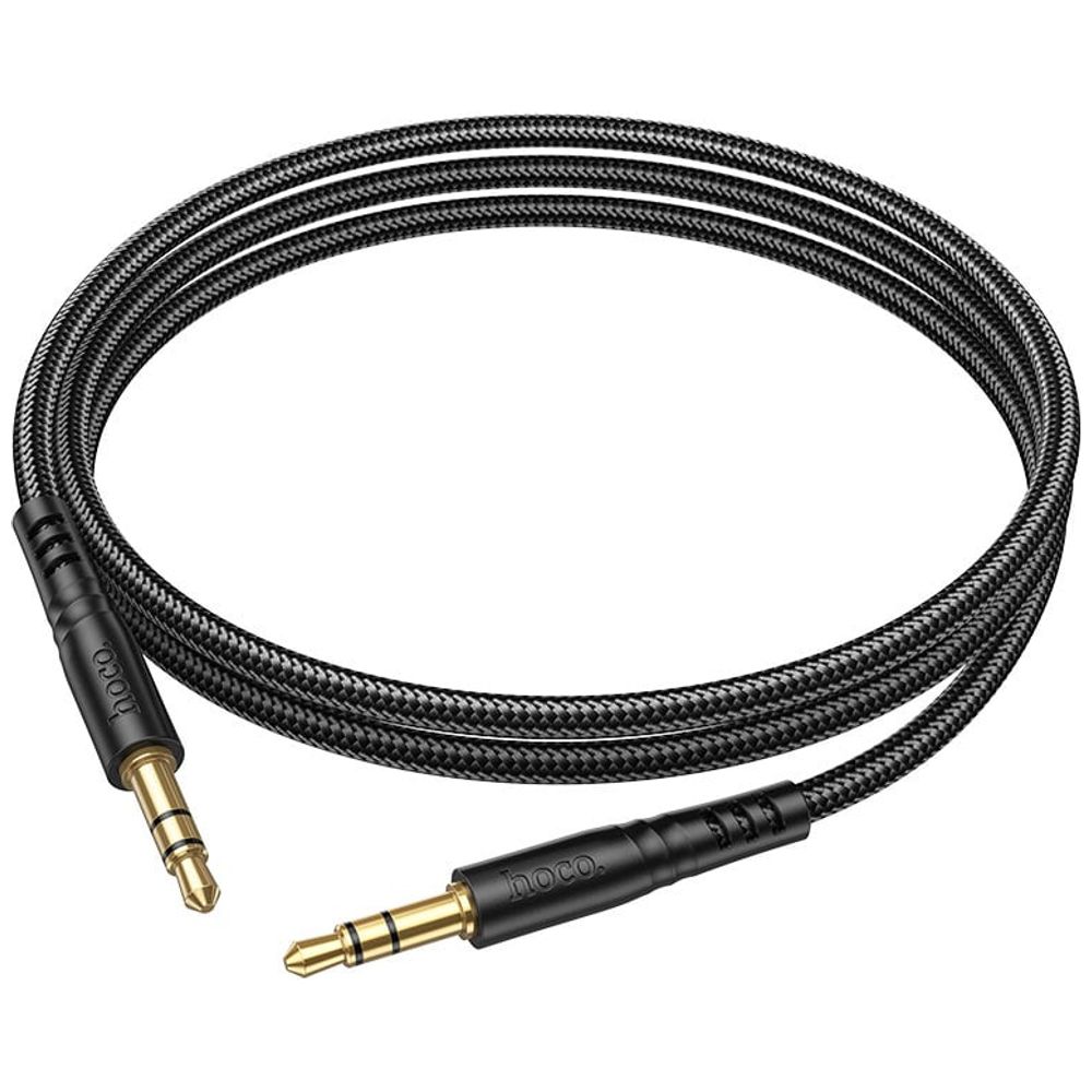 HOCO HOCO AUX Cable - 1m - Black 1m
