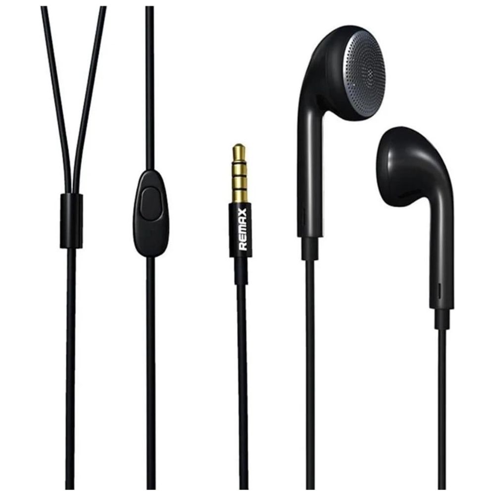 Remax Remax RM 303 - Wired Headphone In Ear - AUX - 1.2 m - Black 1.2m
