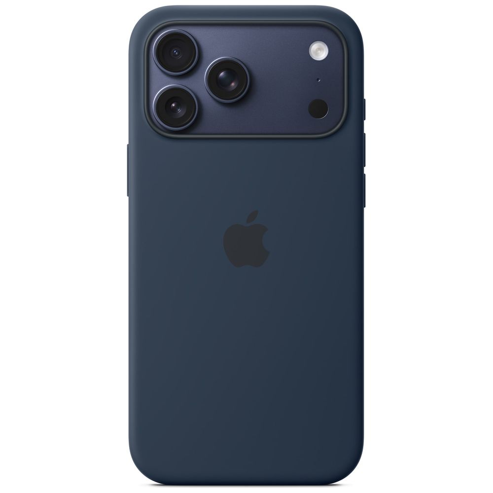 Fashionable silicone case for iPhone 17 Pro Max - Supports Mac Save - Includes camera control - Blue