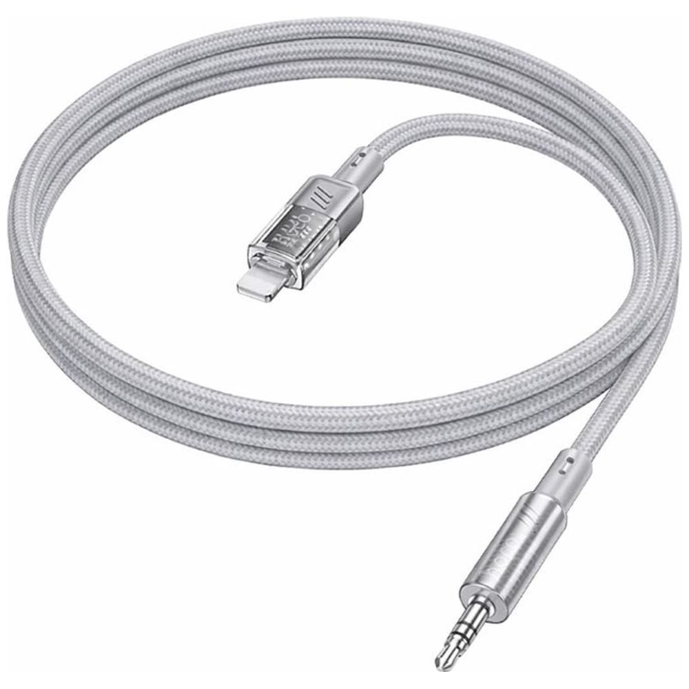 HOCO HOCO - Lightning to 3.5mm AUX Cable - 1.2m - Gray 1.2m