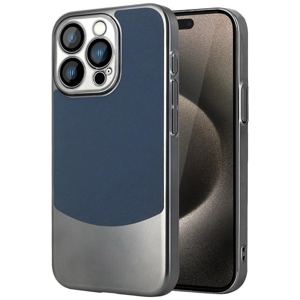 Fashion Case Fashion Case Mobile Cover For 15 Pro Max - Blue Titanium – 17,250 IQD Iraq