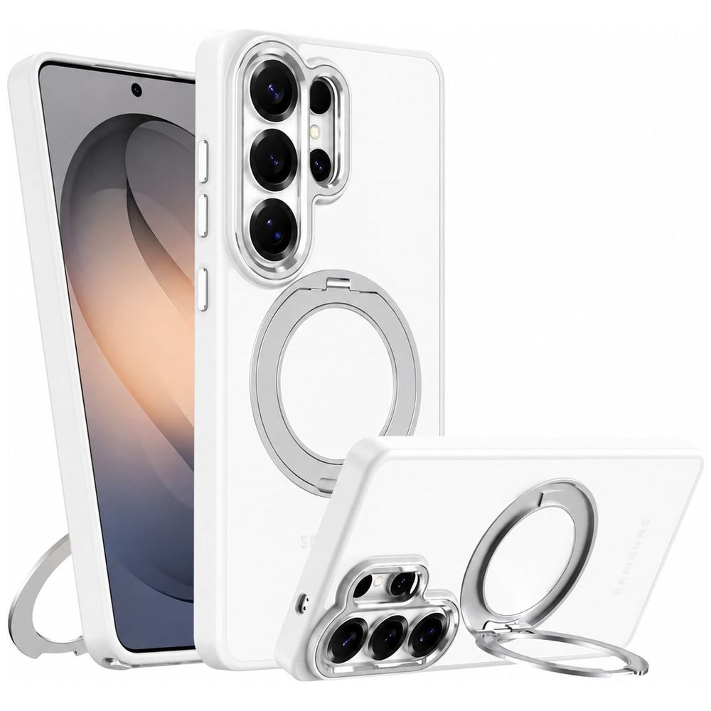 Fashion Case Fashion Case Phantom Magnetic Phone Case for Samsung Galaxy S26 Ultra - White