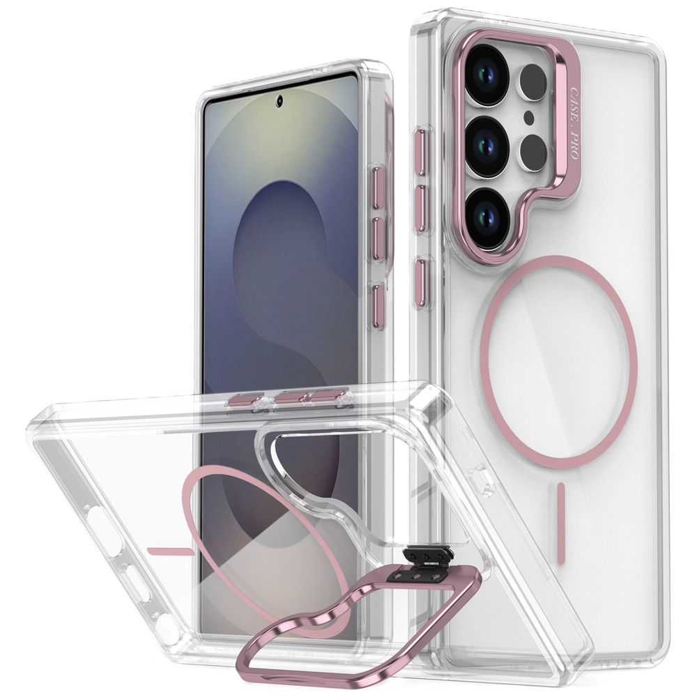 Fashion Case Fashion Case Magnetic Phone Case for Samsung Galaxy S26 Ultra - Pink