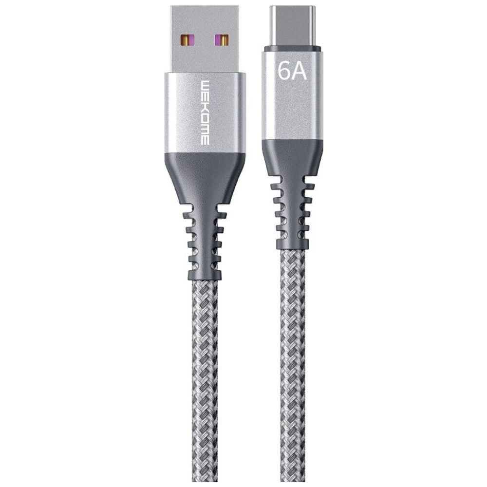 WEKOME WEKOME - USB-A to USB-C Cable - 1m - Silver 1 m – 13,500 IQD Iraq