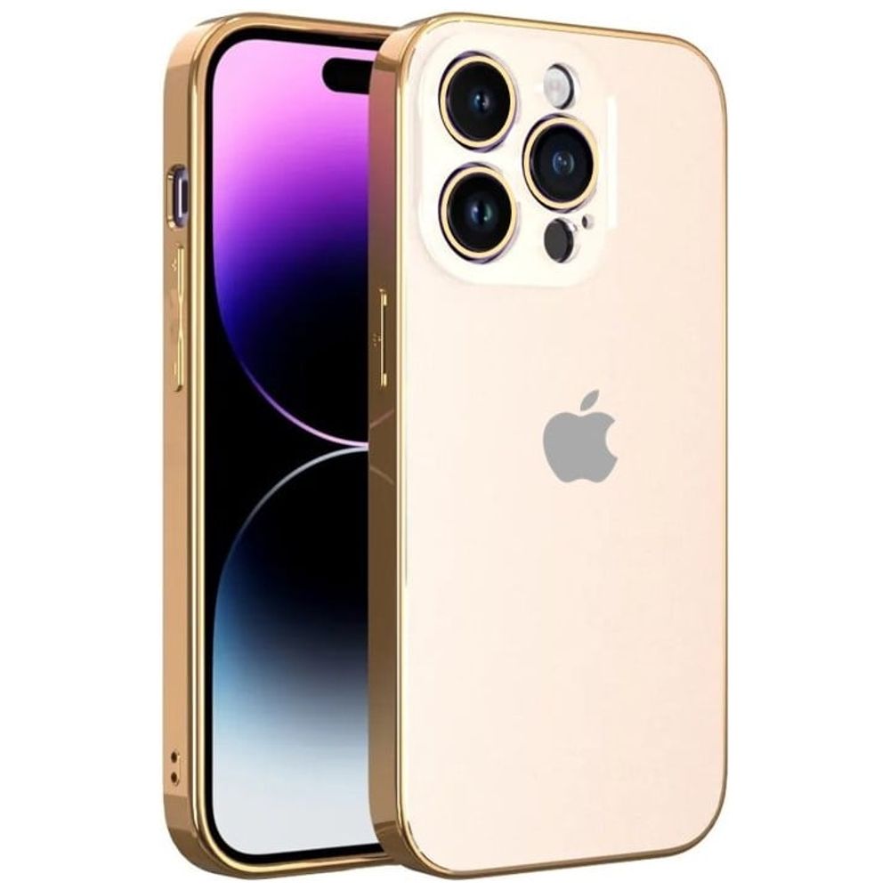 Fashion Case Fashion Case Mobile Cover For iPhone 14 Pro - Gold – 17,000 IQD Iraq