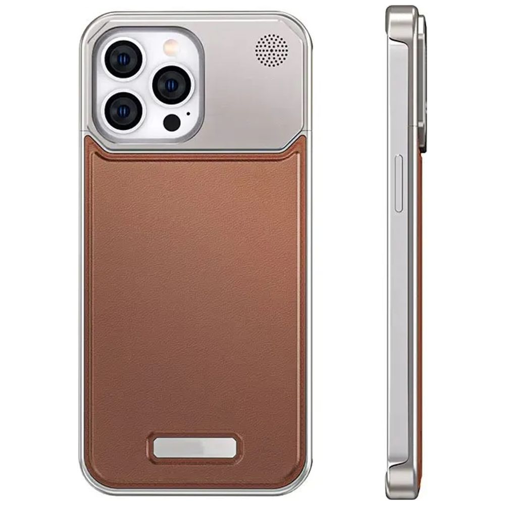 Fashion Case Mobile Cover For iPhone 16 Pro - Chocolate For iPhone 16 Pro, Chocolate – 43,250 IQD Iraq