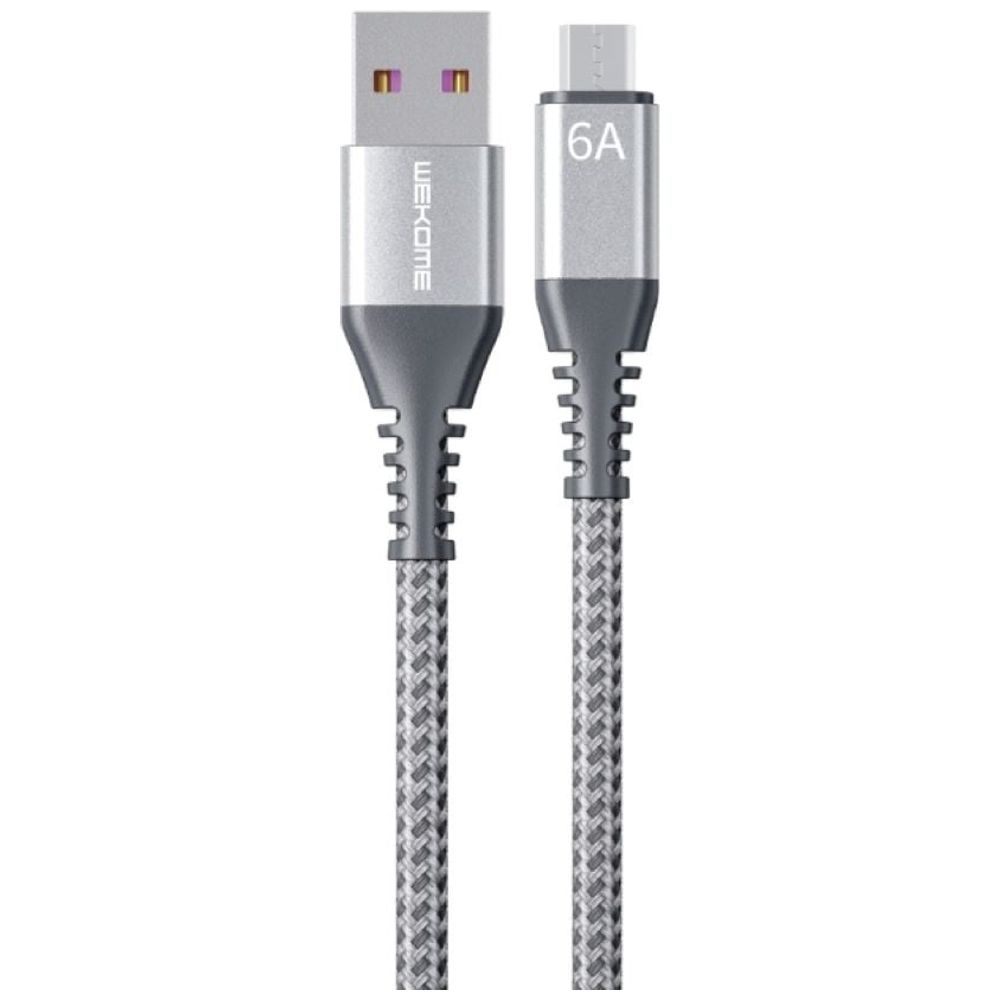 WEKOME WEKOME USB to Micro USB Cable - 1m - 30 W - Gray 1m,30W – 12,500 IQD Iraq