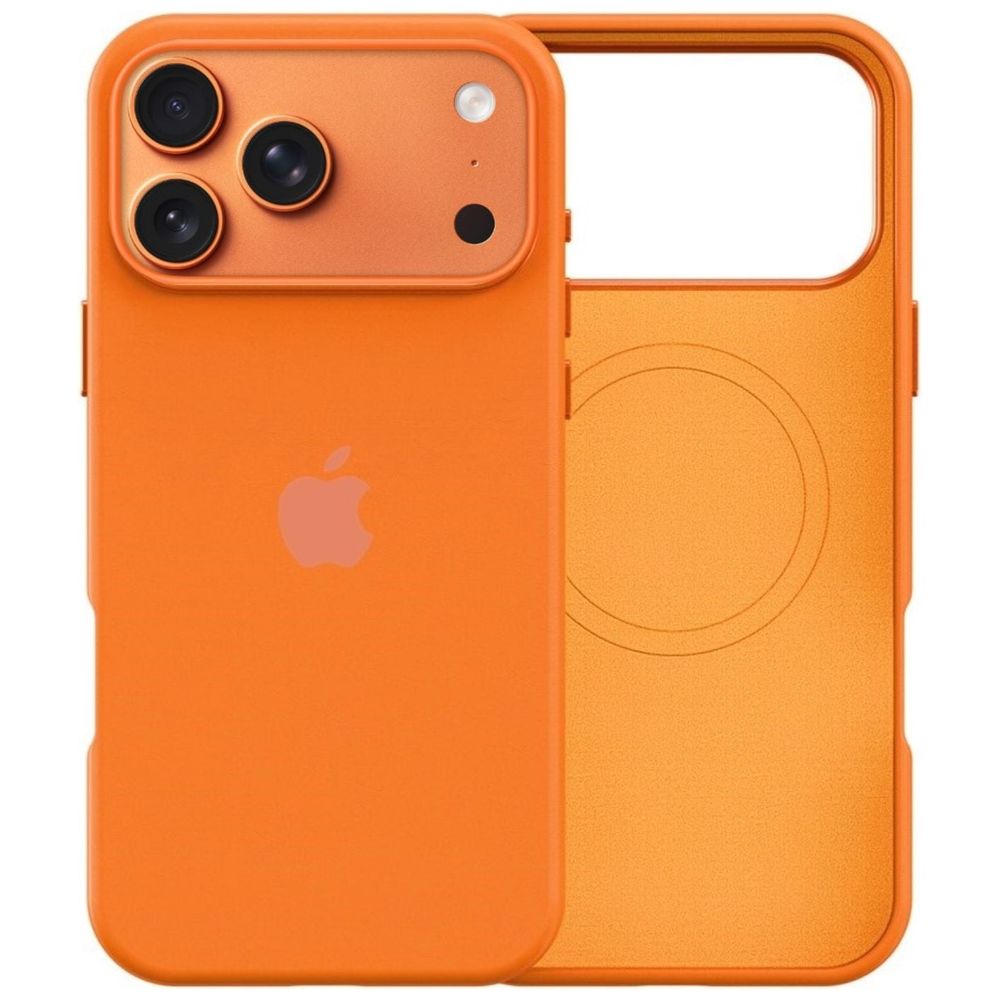 Fashion Case Mobile Cover For iPhone 17 Pro Max with MagSafe - Orange – 40,500 IQD Iraq