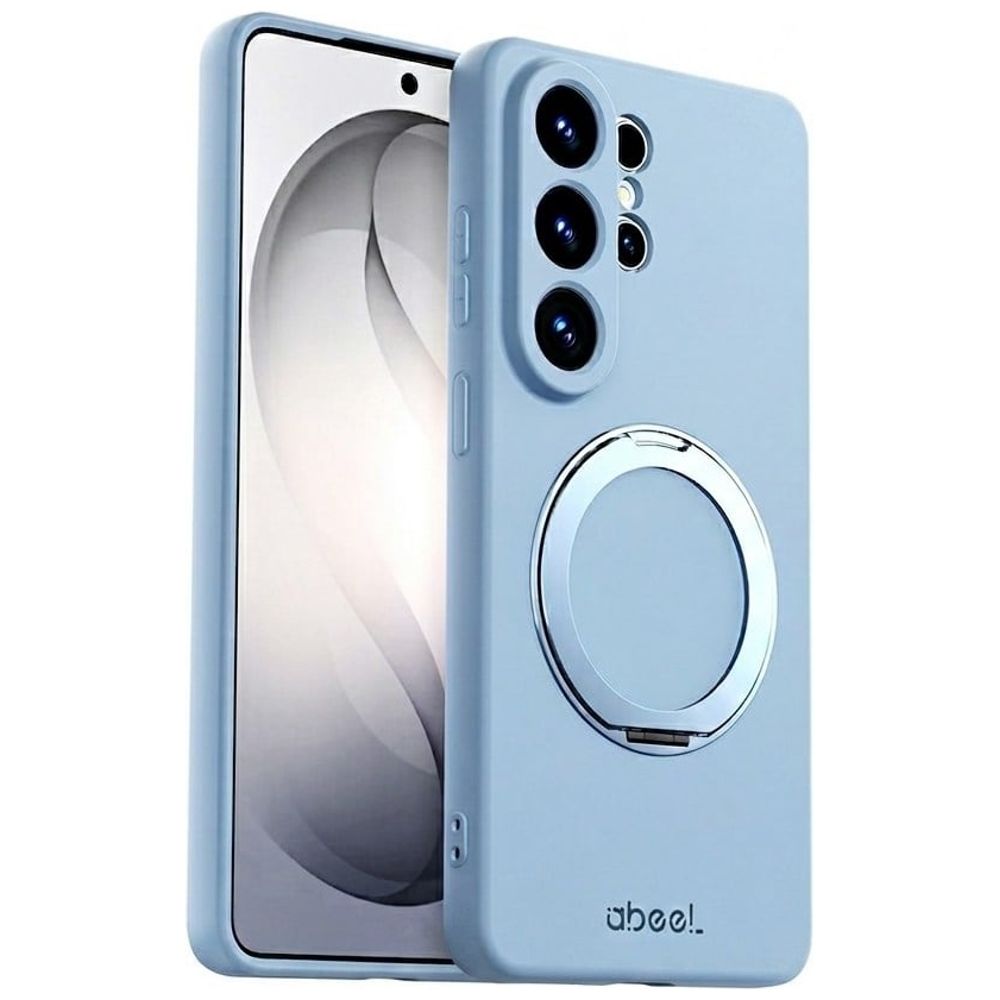 Fashion Case Abeel Magnetic Silicone Case for Samsung Galaxy S26 Ultra - Blue