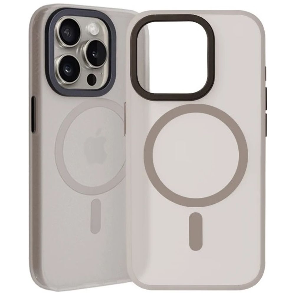 Fashion Case Fashion Case Mobile Cover For iPhone 15 Pro Max - Titanium Gray – 17,500 IQD Iraq