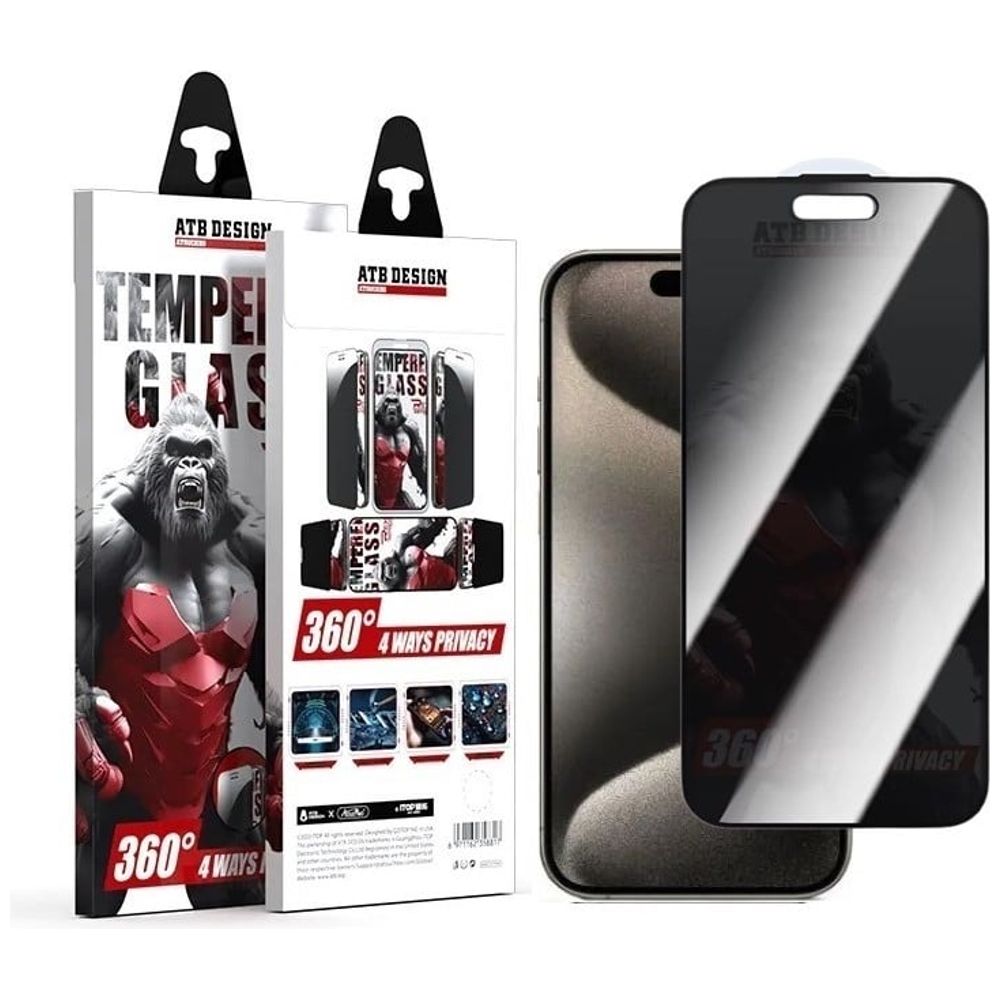 Infinity Tech Privacy Screen Protector for iPhone 15 Pro Max - Black – 25,000 IQD Iraq