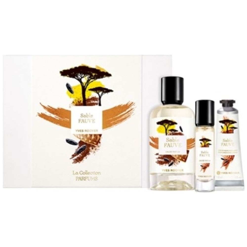 Collection Sable Fauve by Yves Rocher للنساء - أو دو بارفان، 100مل + كريم اليدين - 30مل