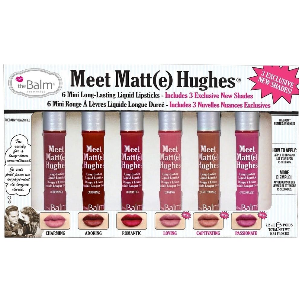 Elryan - TheBalm 6-Piece Vol.3 Meet Matt(e) Hughes Long-Lasting Mini Liquid Lipstick Kit